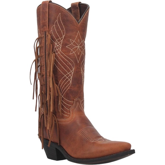 NWT Laredo Blakely Fringe Snip Toe Cowboy boots size 8.5 - Picture 14 of 17